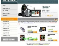 歐美風(fēng)數(shù)碼產(chǎn)品購物網(wǎng)頁模板(編號(hào):602303) - 提升電子產(chǎn)品銷售的現(xiàn)代解決方案